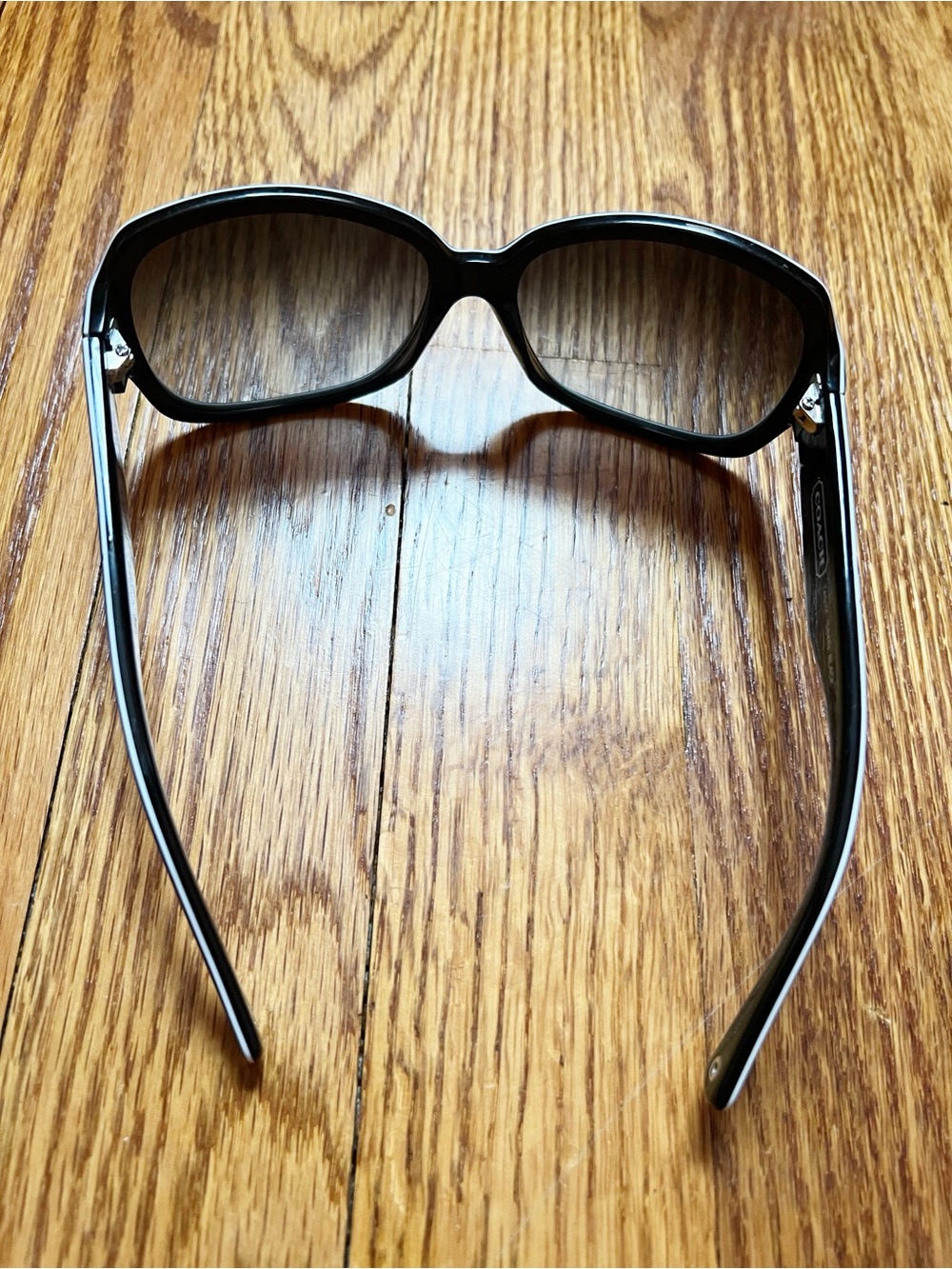 Coach Tasha S846 Black Sunglasses Vintage Retro Logo - Picture 9 of 11